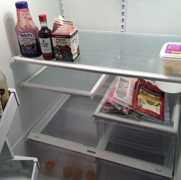 perhaps I should stock the fridge first