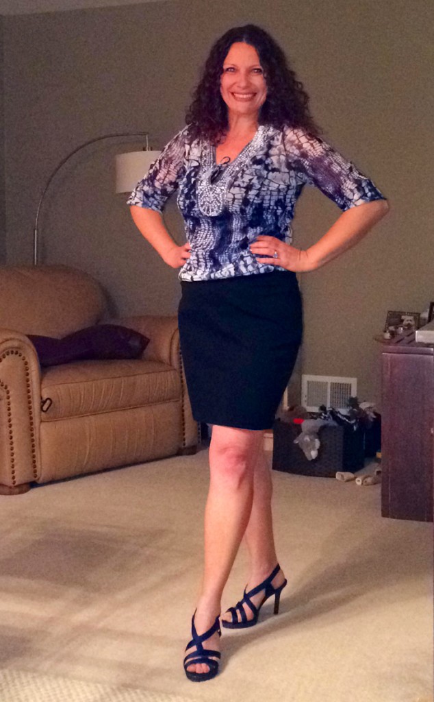 is 41 too old to wear a skirt above the knee? I hope not because I love it!