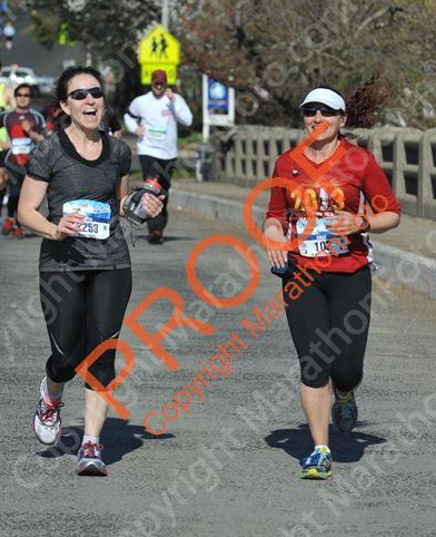 Allison...the woman who talked my ear off during last year's race and helped me get through a good chunk of the race!
