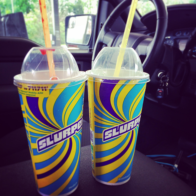The couple who slurpees together...