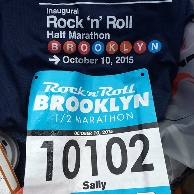 Shirt and race number: CHECK!