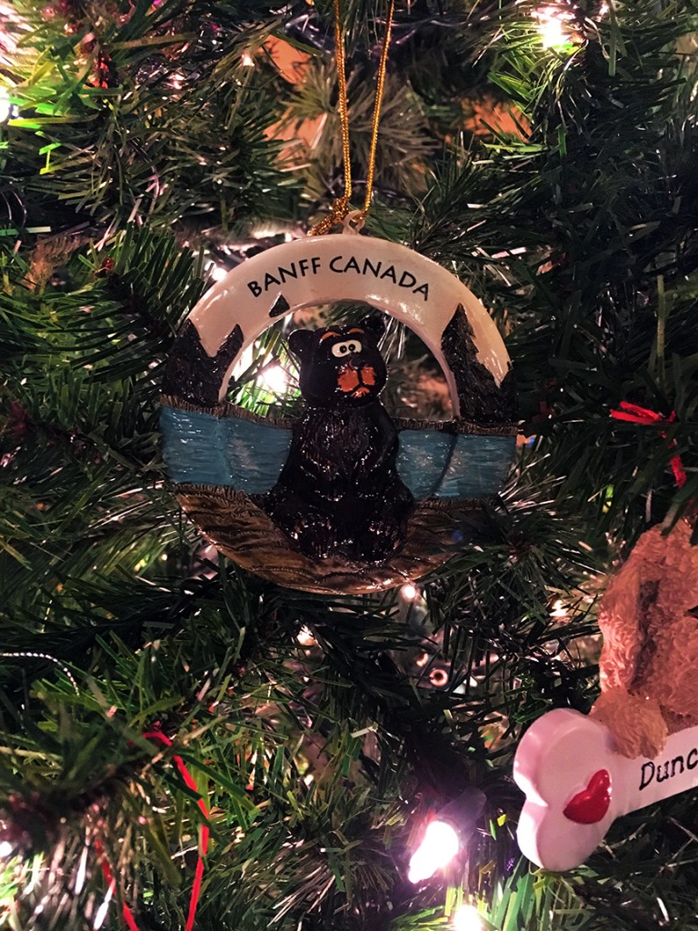 My newest ornament from my trip to Banff in September :)